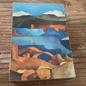 Kathy D Cooney Wood Trinket Box